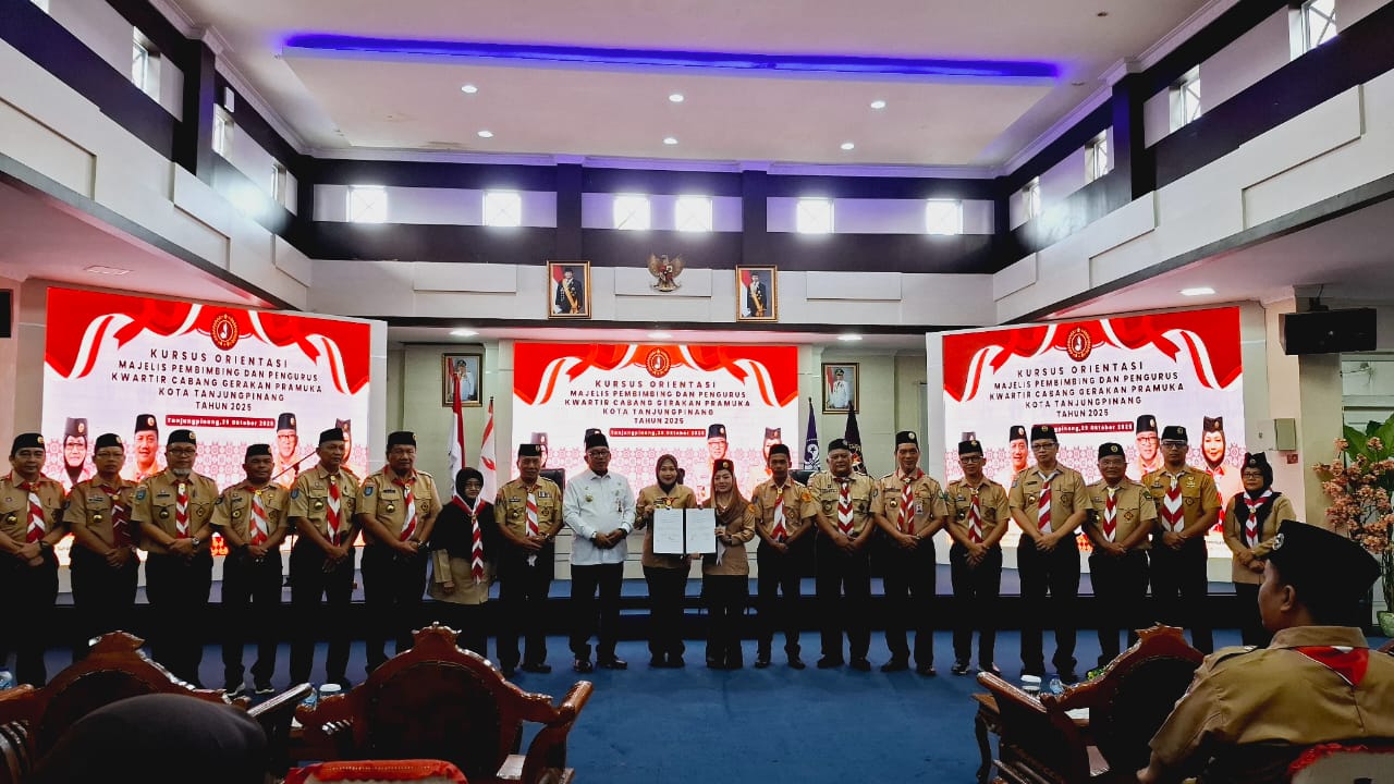 penandatanganan MOU dengan Pramuka