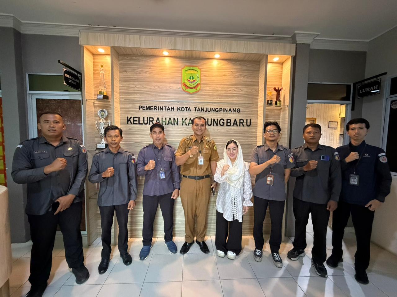 audiensi ke kelurahan kampung baru