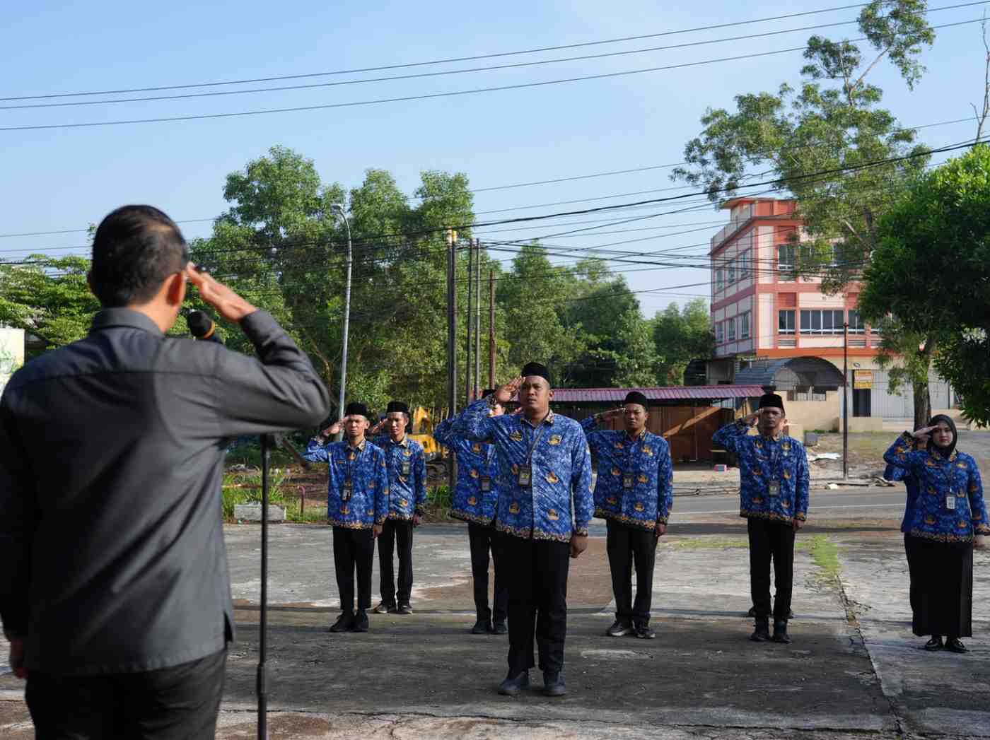 Upacara memperingati hari lahir pancasila