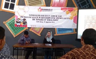 sosialisasi dan Edukasi Pengawasan Partisipatif Tingkat SMKN N 3 Tanjungpinang