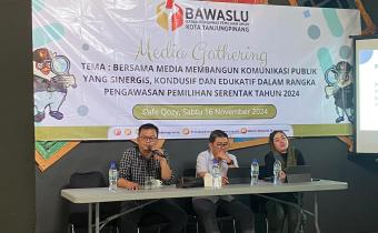 bawaslu melaksanakan giat bersama Media