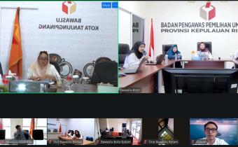 Anggota Bawaslu Kota Tanjungpinang menghadiri kegitan Bawaslu Prov. Kepri