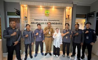 audiensi ke kelurahan kampung baru