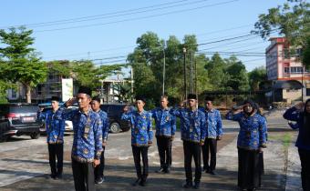Bawaslu Kota Tanjungpinang melaksanakan Upacara memperingati Hari Kebangkitan Nasional ke 118