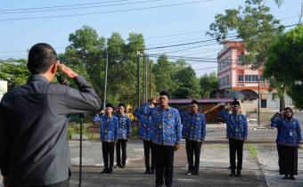 Upacara memperingati hari lahir pancasila