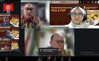 Kepala Sekretariat Bawaslu Kota Tanjungpinang, Sulaiman, S.Sos., mengikuti Pembekalan Calon Peserta Pelatihan Kepemimpinan Administrator (PKA) Tahun 2026