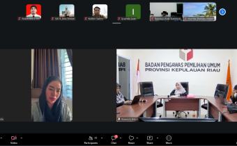 bawaslu kota tanjungpinang mengikuti zoom