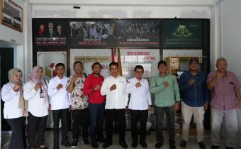 Bawaslu Kota Tanjungpinang menerima kunjungan silaturahmi dan koordinasi kelembagaan dari Komisi Penyiaran Indonesia Daerah (KPID) Provinsi Kepulauan Riau